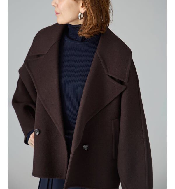 VERMEIL par iena「《予約》super120s ビッグショールリバーコート」|その他|