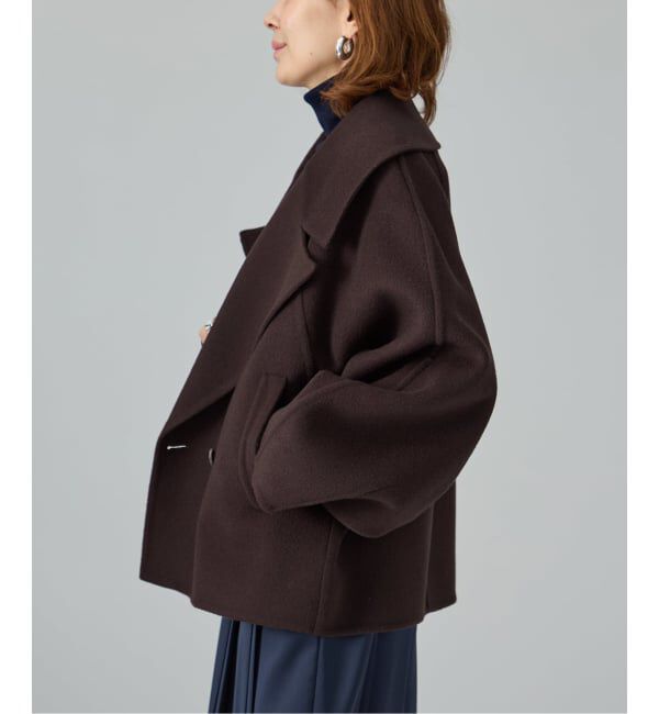 VERMEIL par iena「《予約》super120s ビッグショールリバーコート」|その他|
