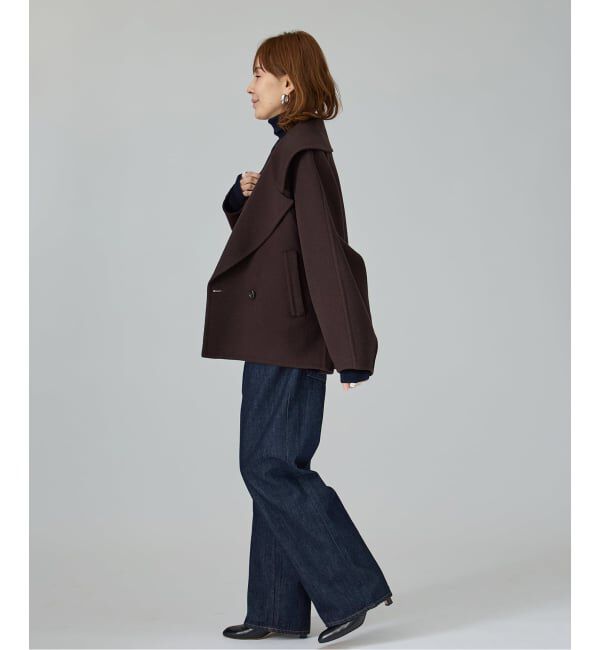 VERMEIL par iena「《予約》super120s ビッグショールリバーコート」|その他|
