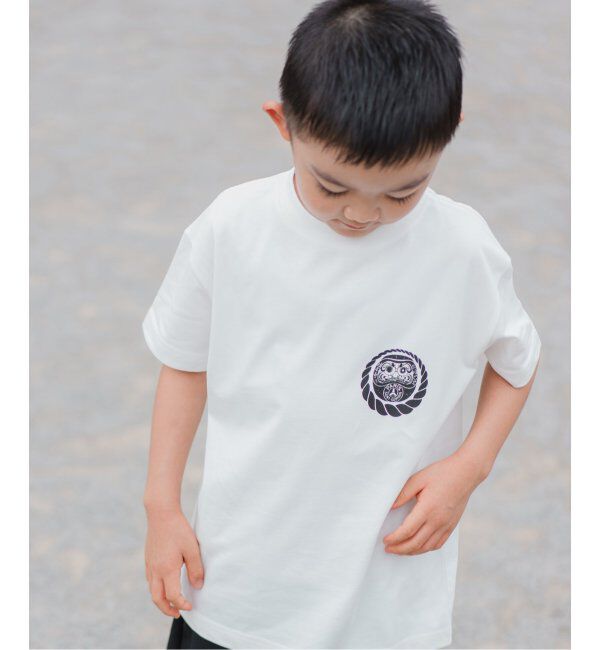 Paris Saint-Germain「【Paris Saint-Germain&times;Makoto Yamaki】DARUMA プリントTシャツ　※キッズサイズ」|Tシャツ・カットソー|