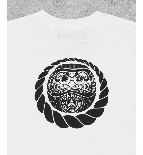 Paris Saint-Germain「【Paris Saint-Germain&times;Makoto Yamaki】DARUMA プリントTシャツ　※キッズサイズ」|Tシャツ・カットソー|