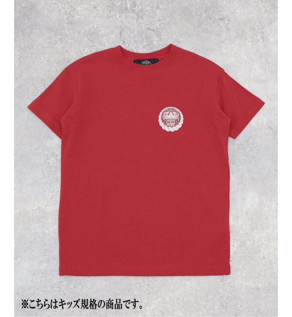 Paris Saint-Germain「【Paris Saint-Germain&times;Makoto Yamaki】DARUMA プリントTシャツ　※キッズサイズ」|Tシャツ・カットソー|レッド