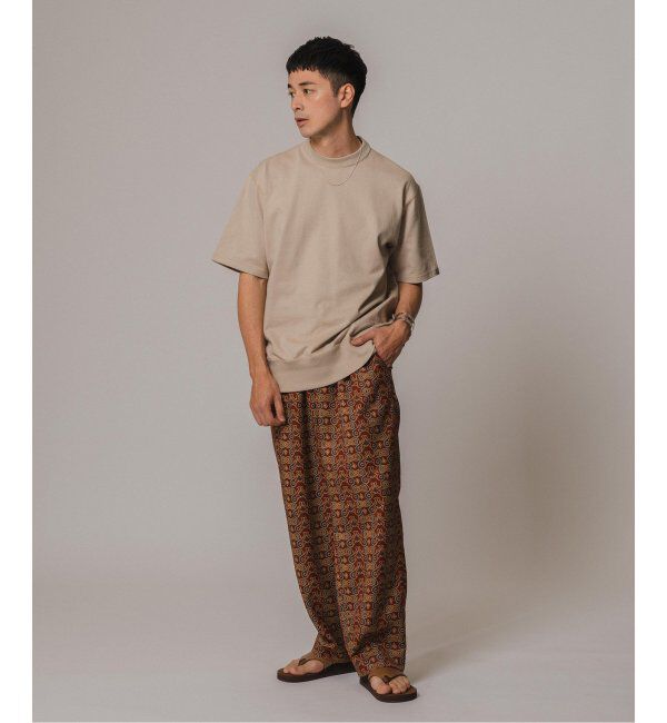 EDIFICE「LOOPWHEELER for LOWERCASE ツリテンジク スウェット型 ワイドTシャツ」|Tシャツ・カットソー|