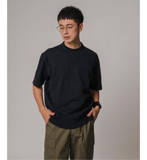 EDIFICE「LOOPWHEELER for LOWERCASE ツリテンジク スウェット型 ワイドTシャツ」|Tシャツ・カットソー|