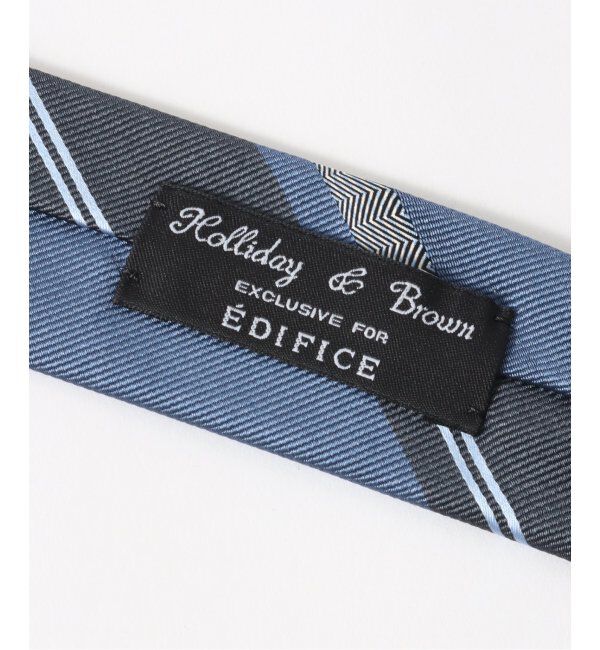 EDIFICE「Holliday & Brown(ホリデー & ブラウン) Ex.ジャカードストライプ W6155/Q5363/W6257」|ネクタイ・蝶ネクタイ|