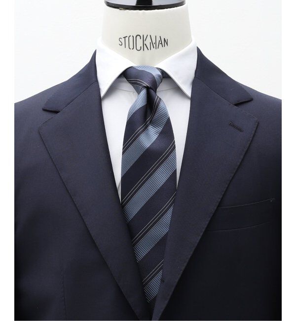 EDIFICE「Holliday & Brown(ホリデー & ブラウン) Ex.ジャカードストライプ W6155/Q5363/W6257」|ネクタイ・蝶ネクタイ|ネイビー B