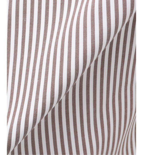 EDIFICE「D.ラウンドタブ クレリックシャツ ストライプ」|シャツ・ブラウス|