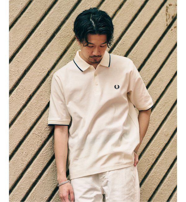 417 EDIFICE「FRED PERRY 417別注  Textured Single Tipped Sh」|ポロシャツ|