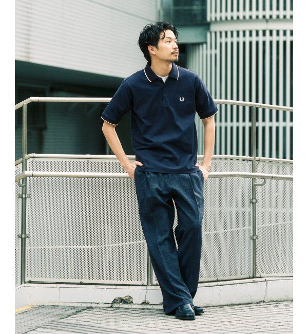 417 EDIFICE「FRED PERRY 417別注  Textured Single Tipped Sh」|ポロシャツ|