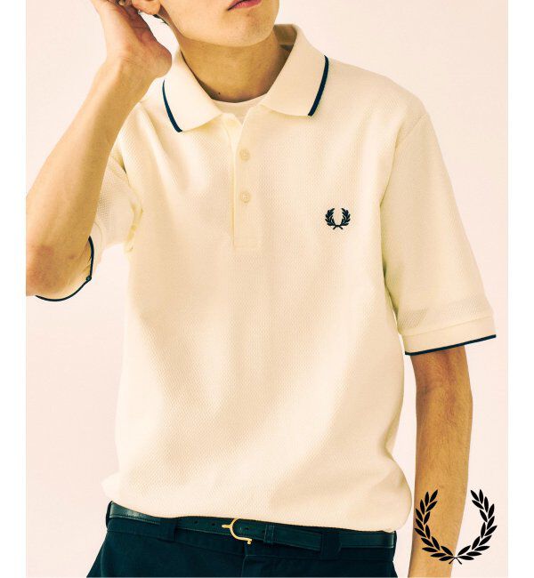 417 EDIFICE「FRED PERRY 417別注  Textured Single Tipped Sh」|ポロシャツ|