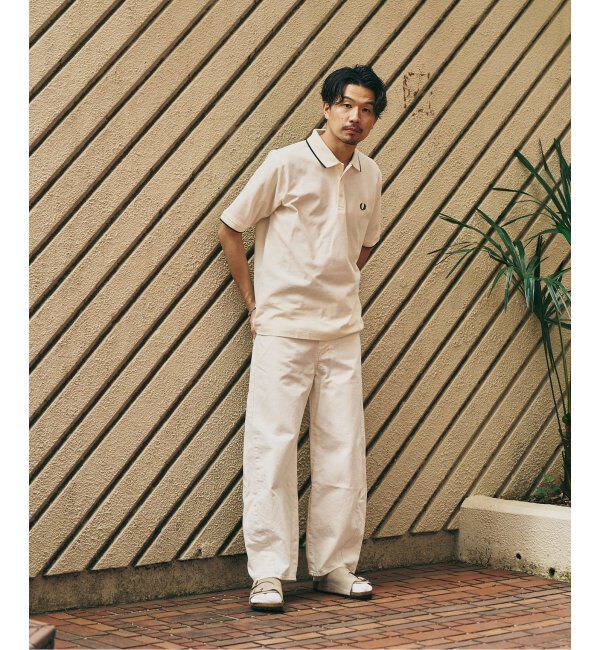 417 EDIFICE「FRED PERRY 417別注  Textured Single Tipped Sh」|ポロシャツ|