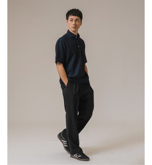 EDIFICE「《追加》"吸水速乾＆高通気機能" COOLMAX ハニカムボーダー ポロシャツ」|ポロシャツ|