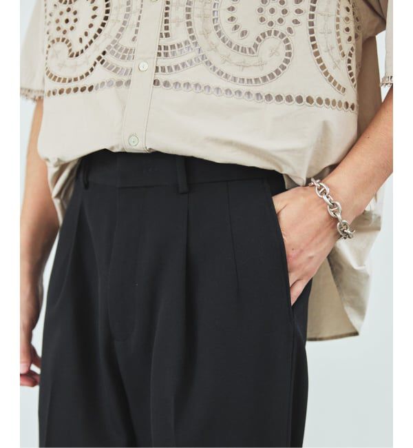 EDIFICE「ウールドビー カルゼ パンツ」|スラックス|