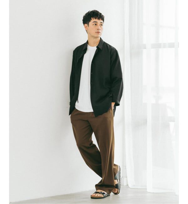 EDIFICE「ウールドビー カルゼ パンツ」|スラックス|