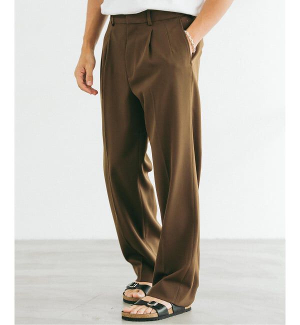 EDIFICE「ウールドビー カルゼ パンツ」|スラックス|