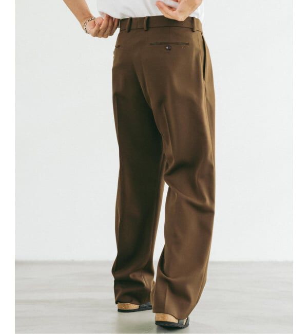 EDIFICE「ウールドビー カルゼ パンツ」|スラックス|