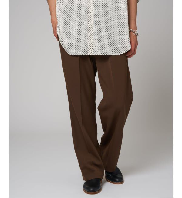 EDIFICE「ウールドビー カルゼ パンツ」|スラックス|