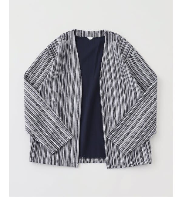 417 EDIFICE「ラッセルレース カーデ」|カーディガン|グレー