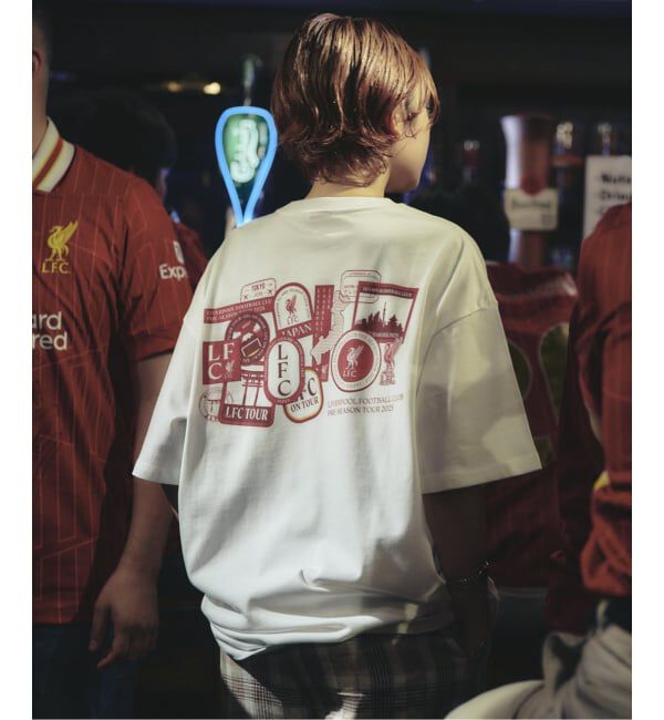 Liverpool FC「【Liverpool FC / リバプール FC】WAPPEN BACK PRINT Tシャツ」|Tシャツ・カットソー|