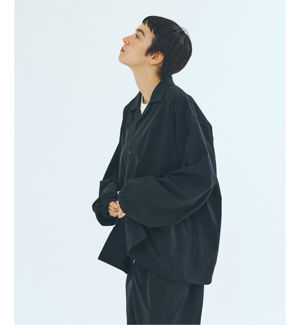 417 EDIFICE「オーバーサイズシャツ&ワイドスラックス UVカット セットアップ」|スーツ|