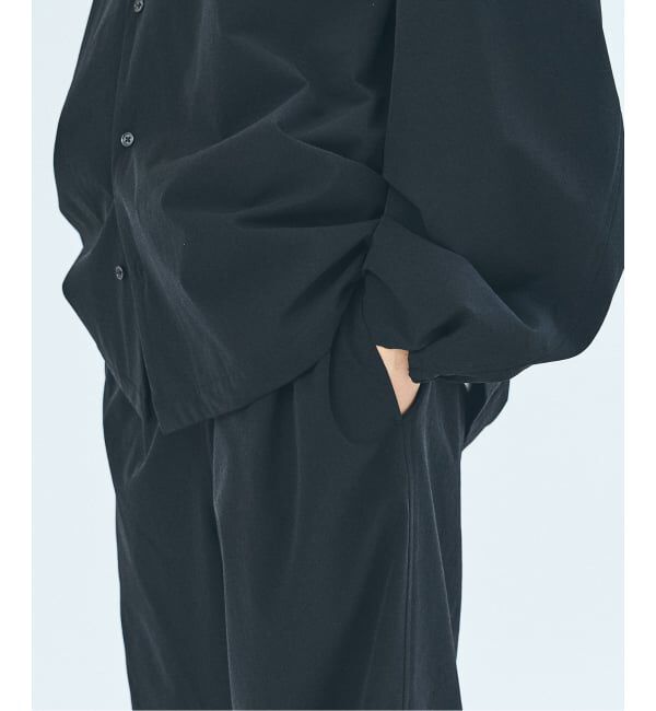 417 EDIFICE「オーバーサイズシャツ&ワイドスラックス UVカット セットアップ」|スーツ|