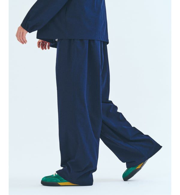 417 EDIFICE「オーバーサイズシャツ&ワイドスラックス UVカット セットアップ」|スーツ|