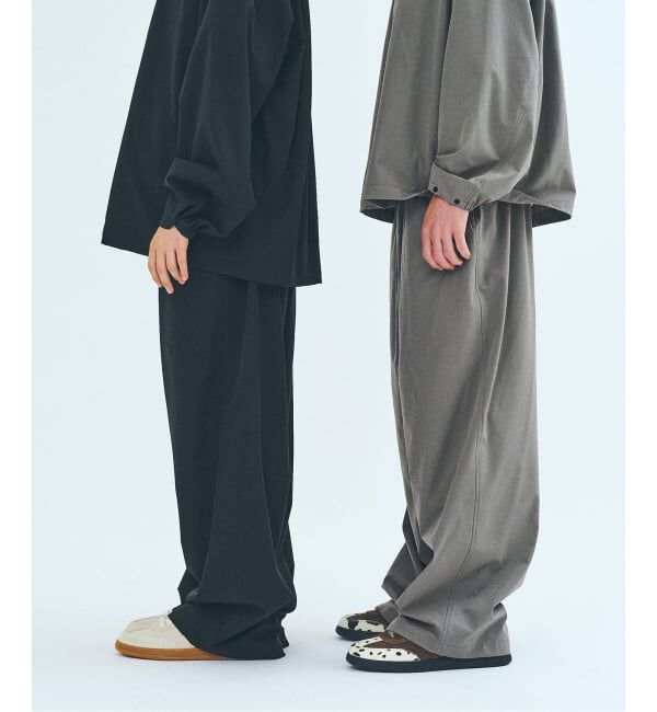 417 EDIFICE「オーバーサイズシャツ&ワイドスラックス UVカット セットアップ」|スーツ|