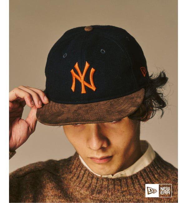 417 EDIFICE「NEW ERA / ニューエラ RC950LS MLTN SUEDE NEYYAN」|キャップ・キャスケット|ネイビー
