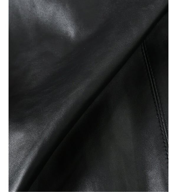 EDIFICE「A2 レザーショートブルゾン」|ライダースジャケット|