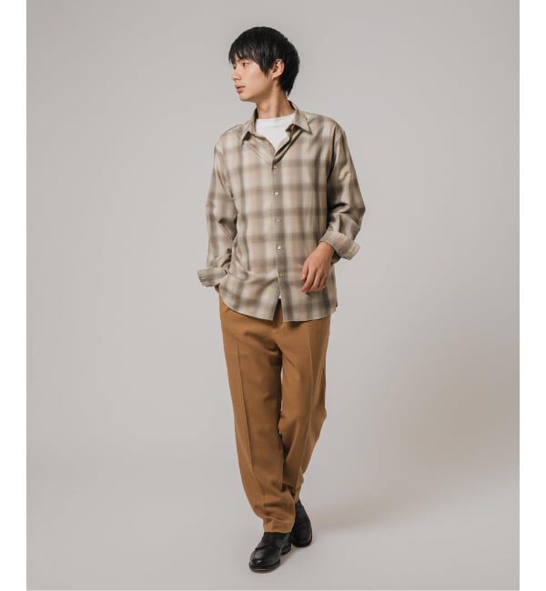 EDIFICE「ウーリッシュ ツイル RT イージー パンツ」|スラックス|