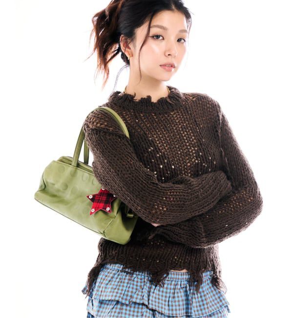 PULP「【Geek Office / ギークオフィス】HIETA / ヒエタ タニー キーチャーム / チェック柄」|キーケース|