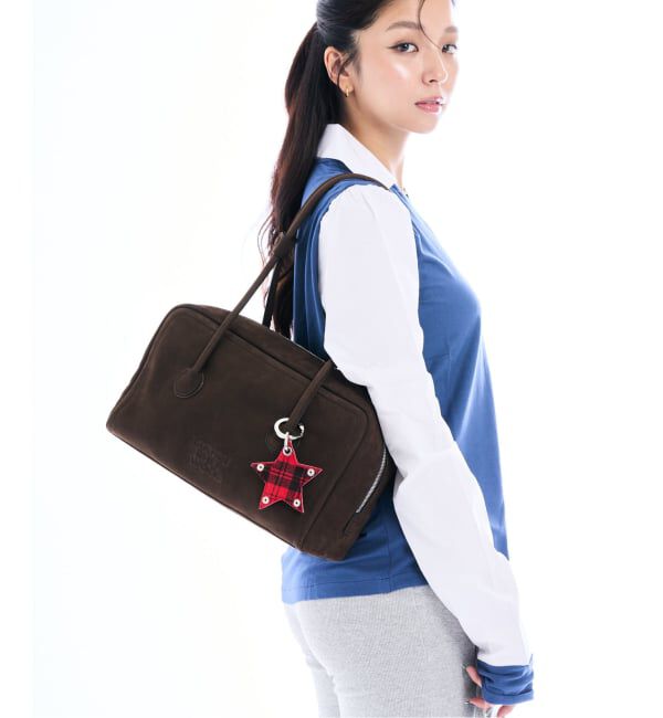 PULP「【Geek Office / ギークオフィス】HIETA / ヒエタ タニー キーチャーム / チェック柄」|キーケース|