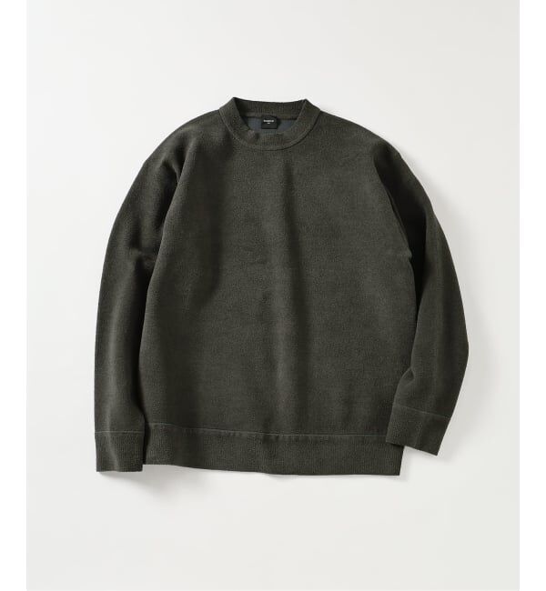 EDIFICE「ライト シェニール ヤーン クルーネック プルオーバー」|ニット・セーター|