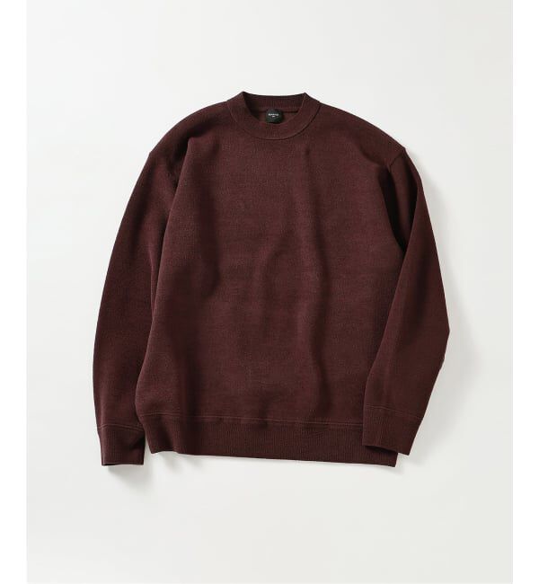 EDIFICE「ライト シェニール ヤーン クルーネック プルオーバー」|ニット・セーター|