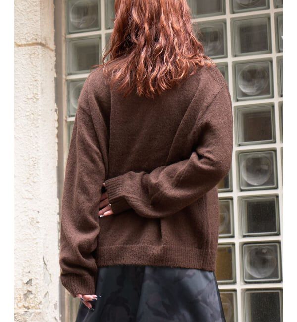 PULP「PULP / モヘヤブレンドニット カーディガン」|カーディガン|