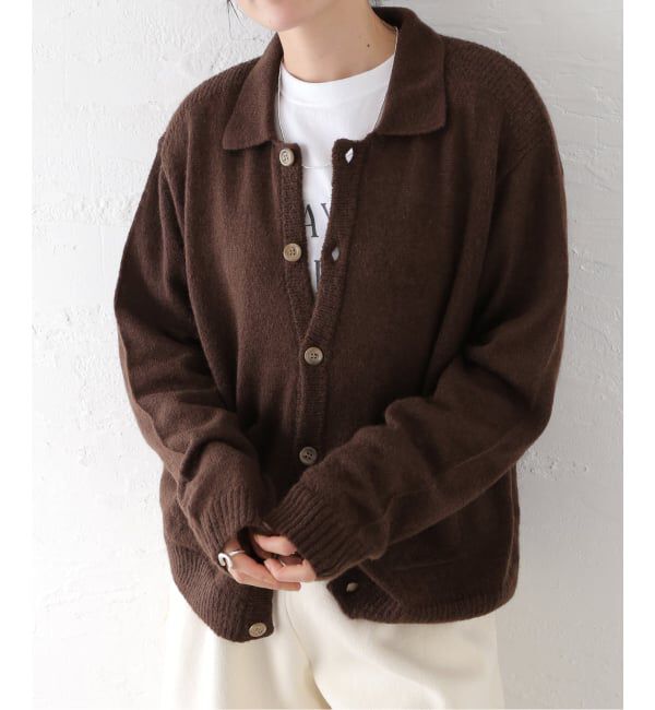 PULP「PULP / モヘヤブレンドニット カーディガン」|カーディガン|