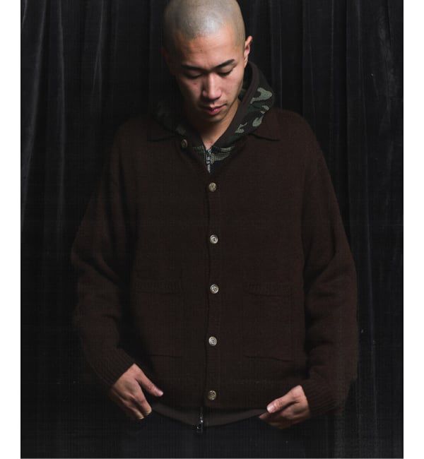 PULP「PULP / モヘヤブレンドニット カーディガン」|カーディガン|