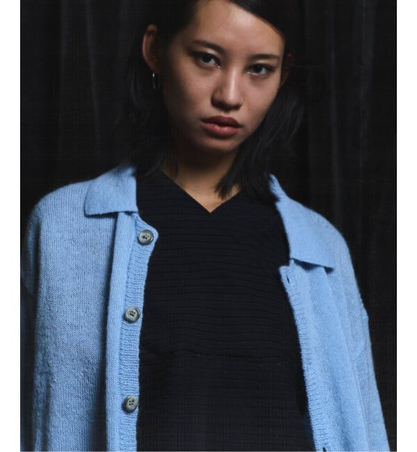 PULP「PULP / モヘヤブレンドニット カーディガン」|カーディガン|