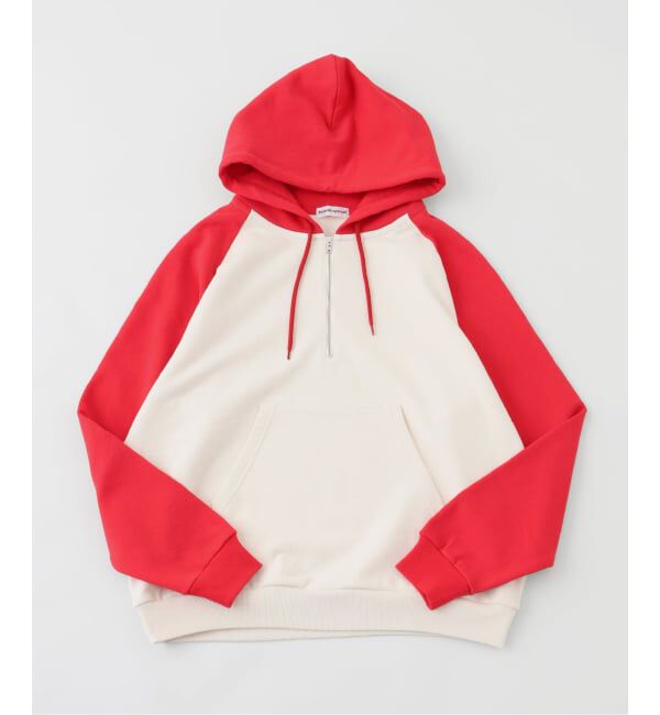 PULP「cabaret poval / キャバレーポバール ANORAK SWEATSHIRT」|パーカー|レッド