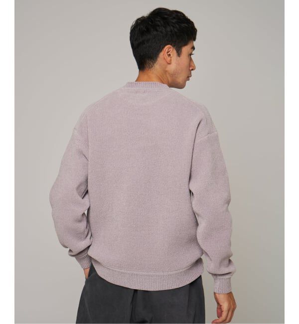 EDIFICE「シェニール ヤーン クルーネック ニット」|ニット・セーター|