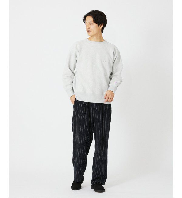 JOURNAL STANDARD relume「CHAMPION / チャンピオン 別注 R/W エルボーパッチ クルーネックスウェット」|スウェット・ジャージ|