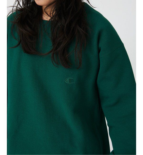 JOURNAL STANDARD relume「CHAMPION / チャンピオン 別注 R/W エルボーパッチ クルーネックスウェット」|スウェット・ジャージ|