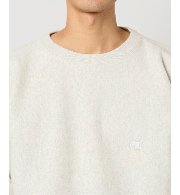 JOURNAL STANDARD relume「CHAMPION / チャンピオン 別注 R/W エルボーパッチ クルーネックスウェット」|スウェット・ジャージ|