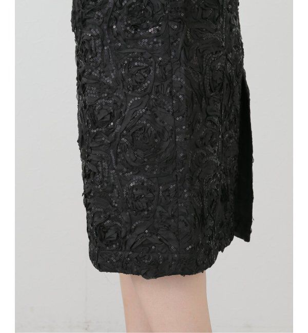 journal standard L'essage「【BAUM UND PFERDGARTEN/バウムウンドヘルガーデン】Roses and Sequins SK：スカート」|スカート|