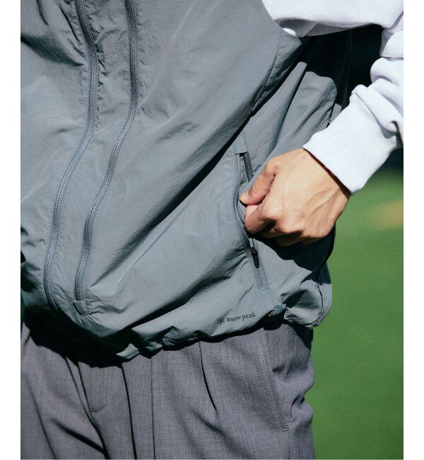 JOURNAL STANDARD relume「SNOWPEAK / スノーピーク 別注 Nylon Tussah VEST」|ダウンベスト・ベスト|