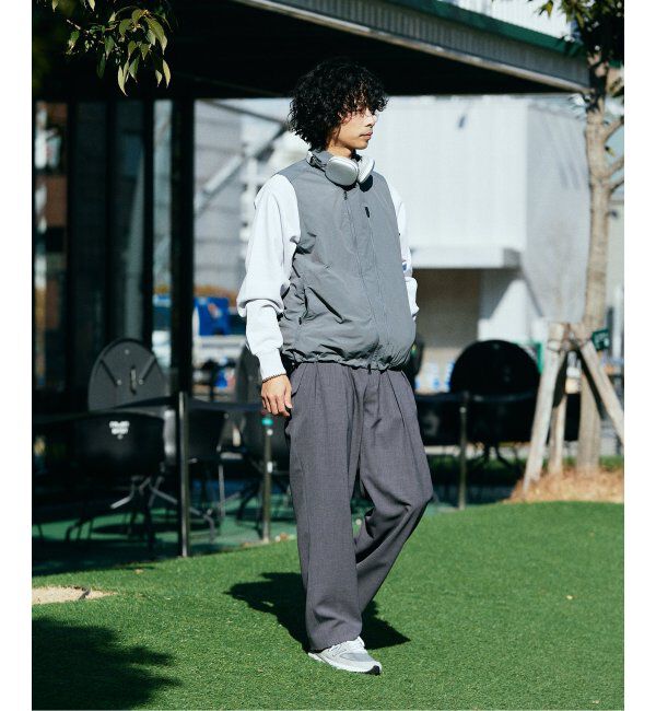 JOURNAL STANDARD relume「SNOWPEAK / スノーピーク 別注 Nylon Tussah VEST」|ダウンベスト・ベスト|