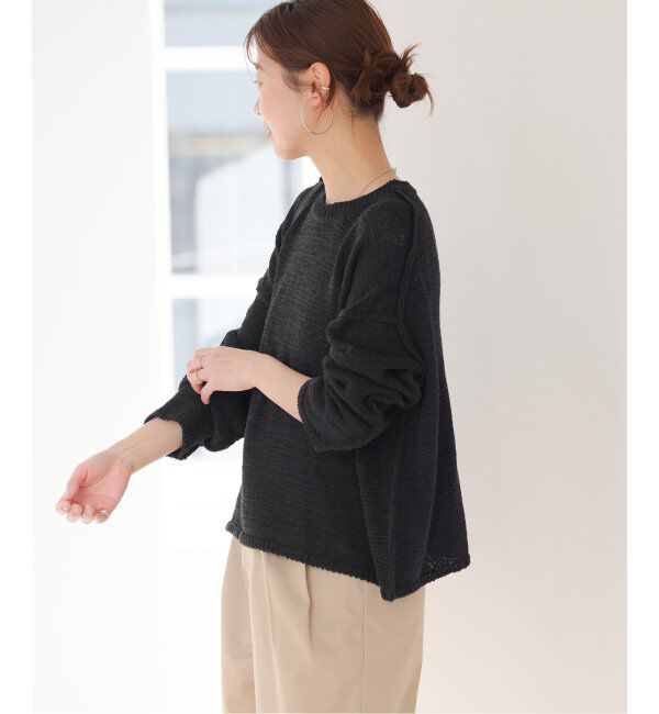 JOURNAL STANDARD relume「《WEB限定》テープヤーンルーズプルオーバー」|ニット・セーター|