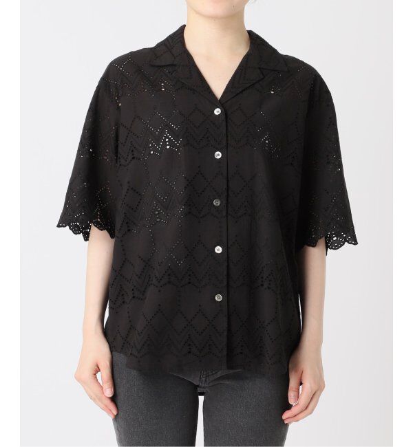JOURNAL STANDARD relume「《追加》コットンカットワーク刺繍開襟シャツ」|シャツ・ブラウス|