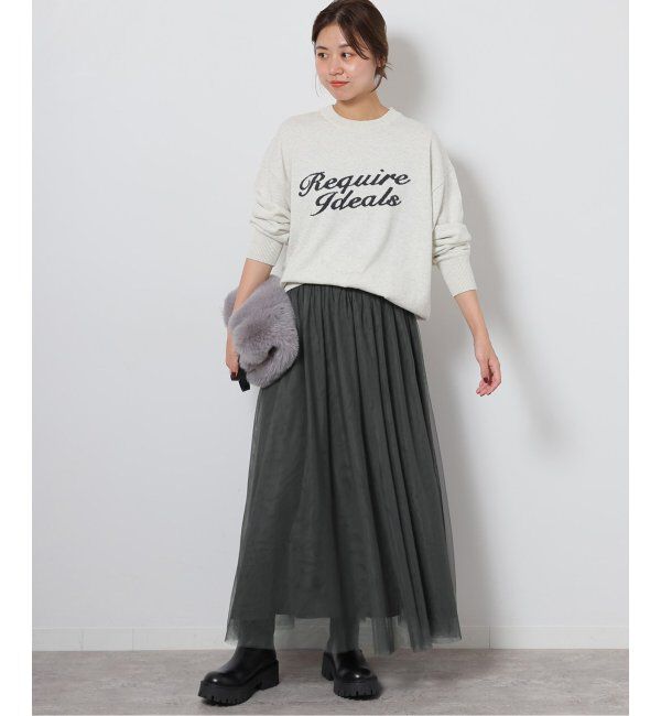 JOURNAL STANDARD relume「《WEB限定追加5》ウォッシャブルチュールイージースカート」|スカート|