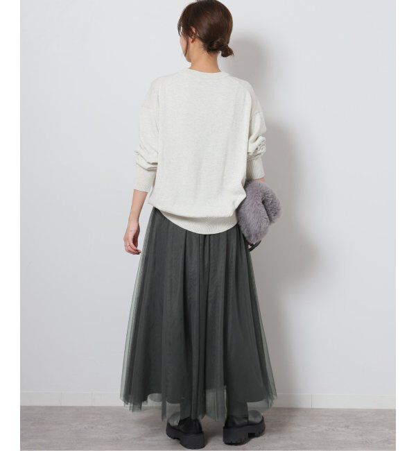 JOURNAL STANDARD relume「《WEB限定追加5》ウォッシャブルチュールイージースカート」|スカート|